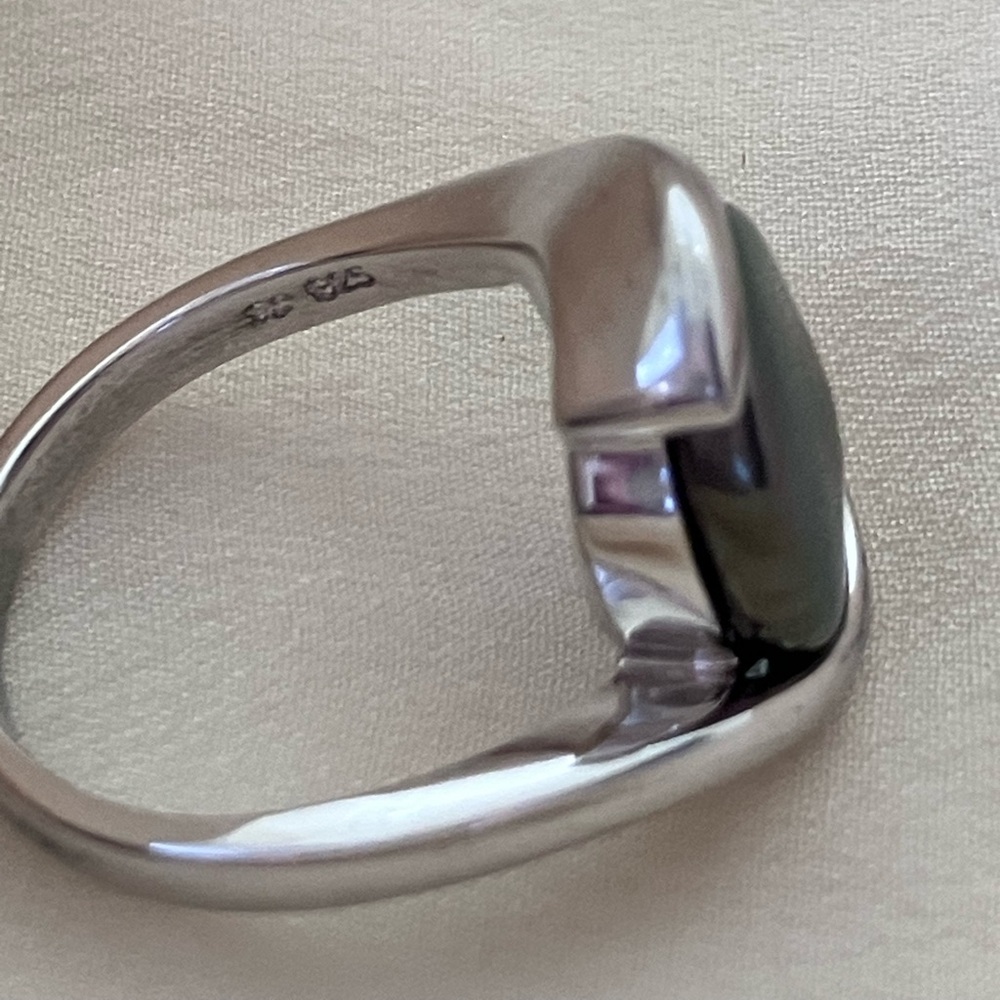Cultured Pearl Sterling Silver Ring - Picture 6 of 8